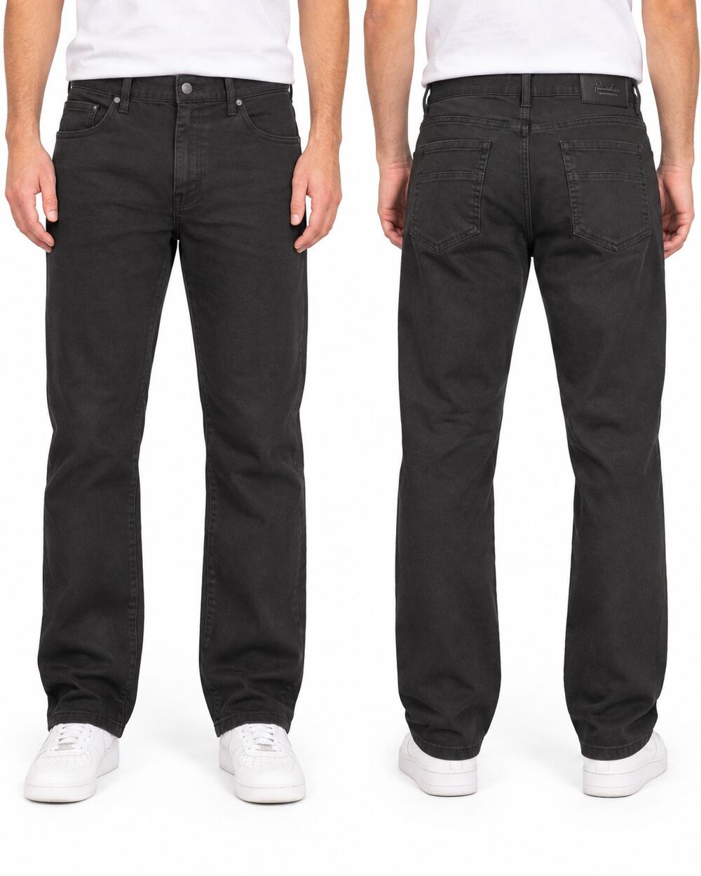 Primitive Skateboarding Jeans Mens 42x34 Black Wash Straight Stretch Denim